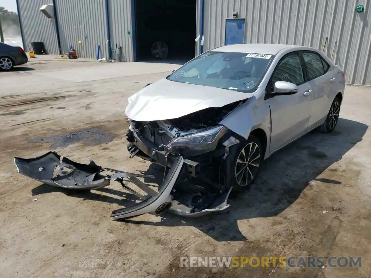 2 Photograph of a damaged car 5YFBURHE8KP864711 TOYOTA COROLLA 2019