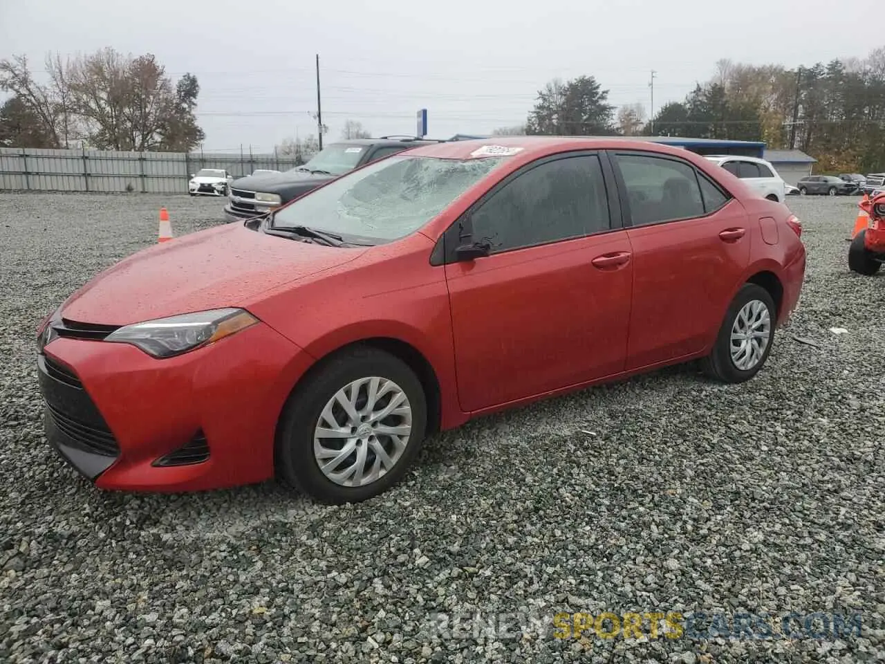 1 Photograph of a damaged car 5YFBURHE8KP866376 TOYOTA COROLLA 2019