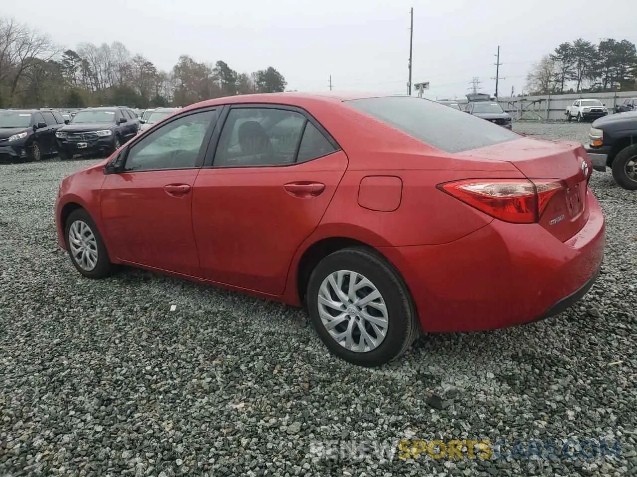 2 Photograph of a damaged car 5YFBURHE8KP866376 TOYOTA COROLLA 2019