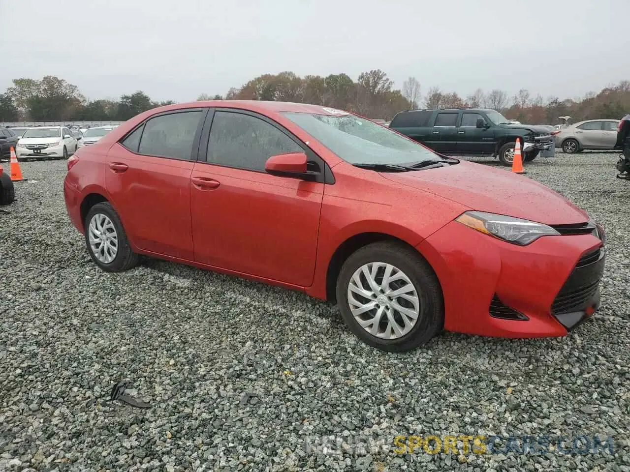 4 Photograph of a damaged car 5YFBURHE8KP866376 TOYOTA COROLLA 2019