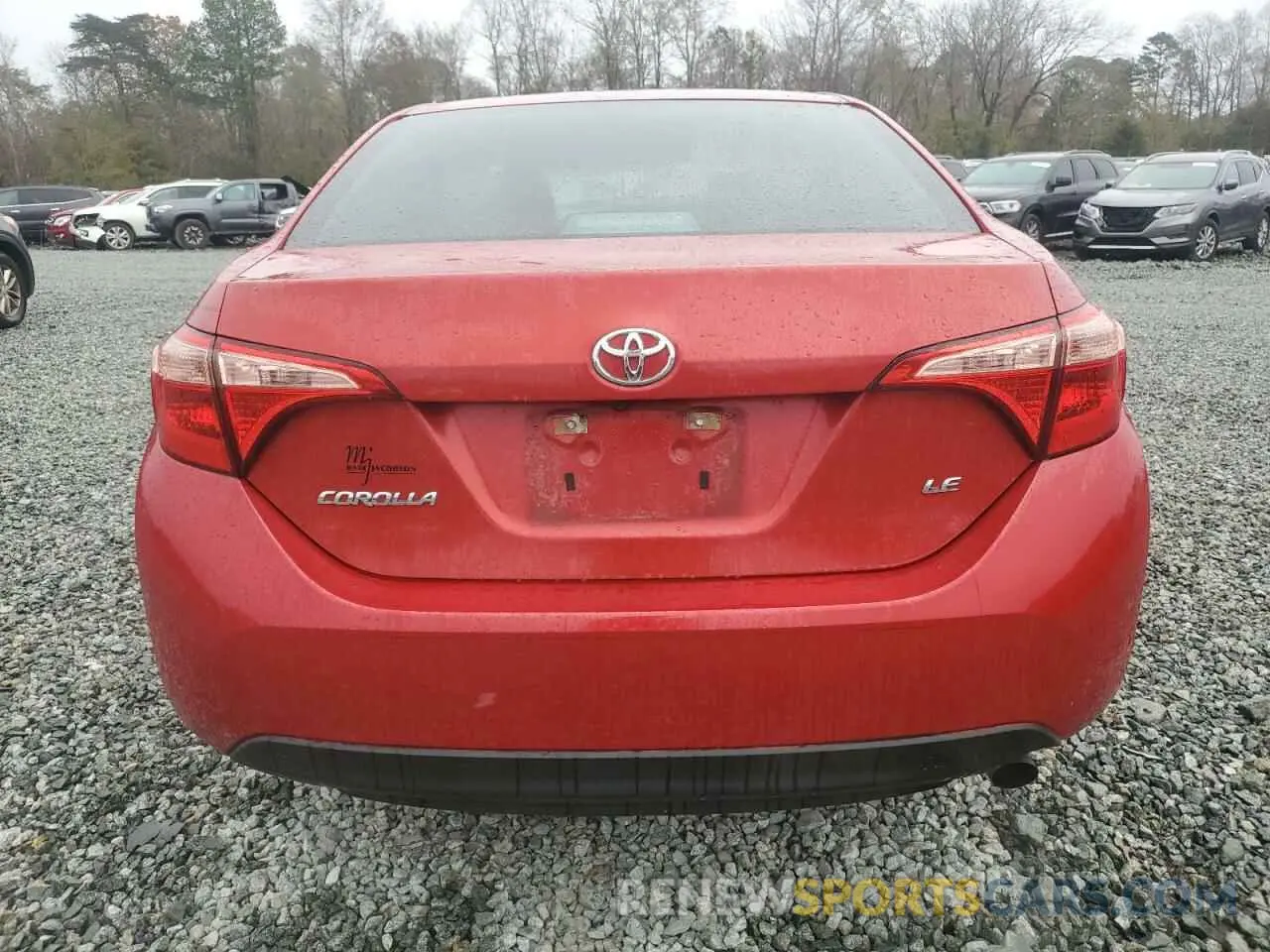 6 Photograph of a damaged car 5YFBURHE8KP866376 TOYOTA COROLLA 2019