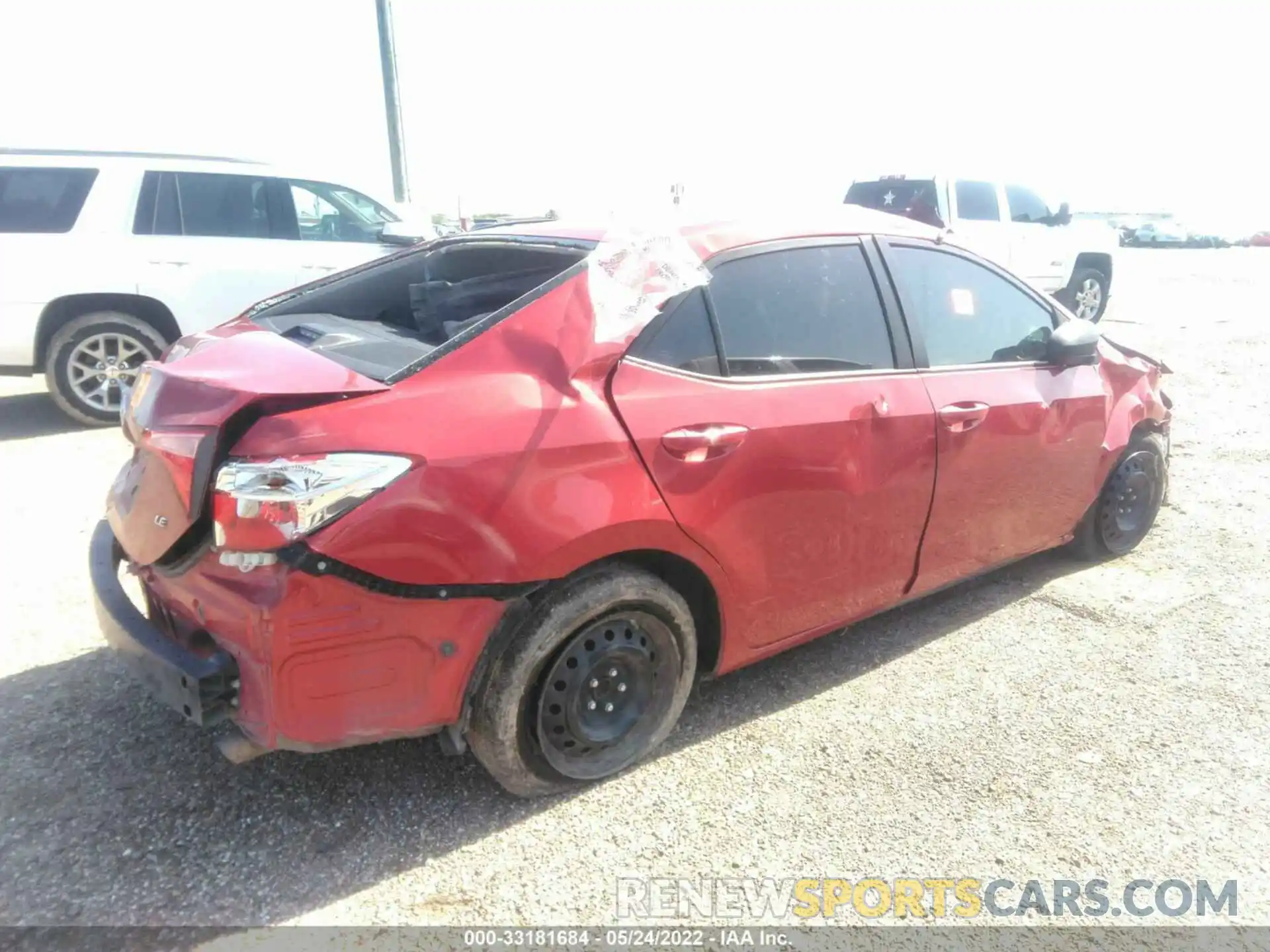 4 Photograph of a damaged car 5YFBURHE8KP869827 TOYOTA COROLLA 2019