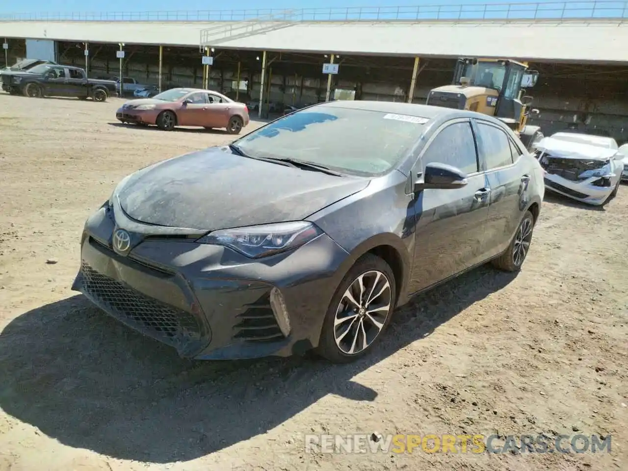 2 Photograph of a damaged car 5YFBURHE8KP871531 TOYOTA COROLLA 2019