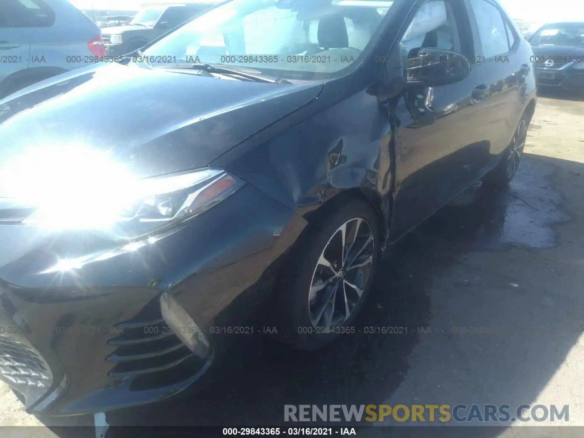 6 Photograph of a damaged car 5YFBURHE8KP871559 TOYOTA COROLLA 2019