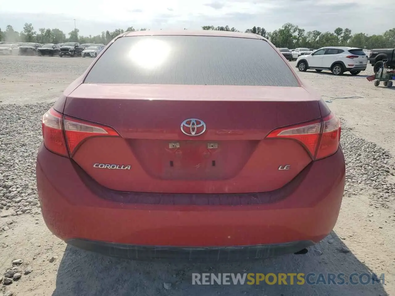6 Photograph of a damaged car 5YFBURHE8KP872856 TOYOTA COROLLA 2019