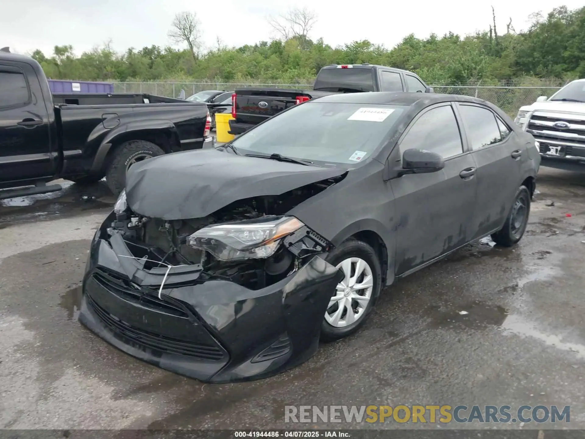 2 Photograph of a damaged car 5YFBURHE8KP874087 TOYOTA COROLLA 2019