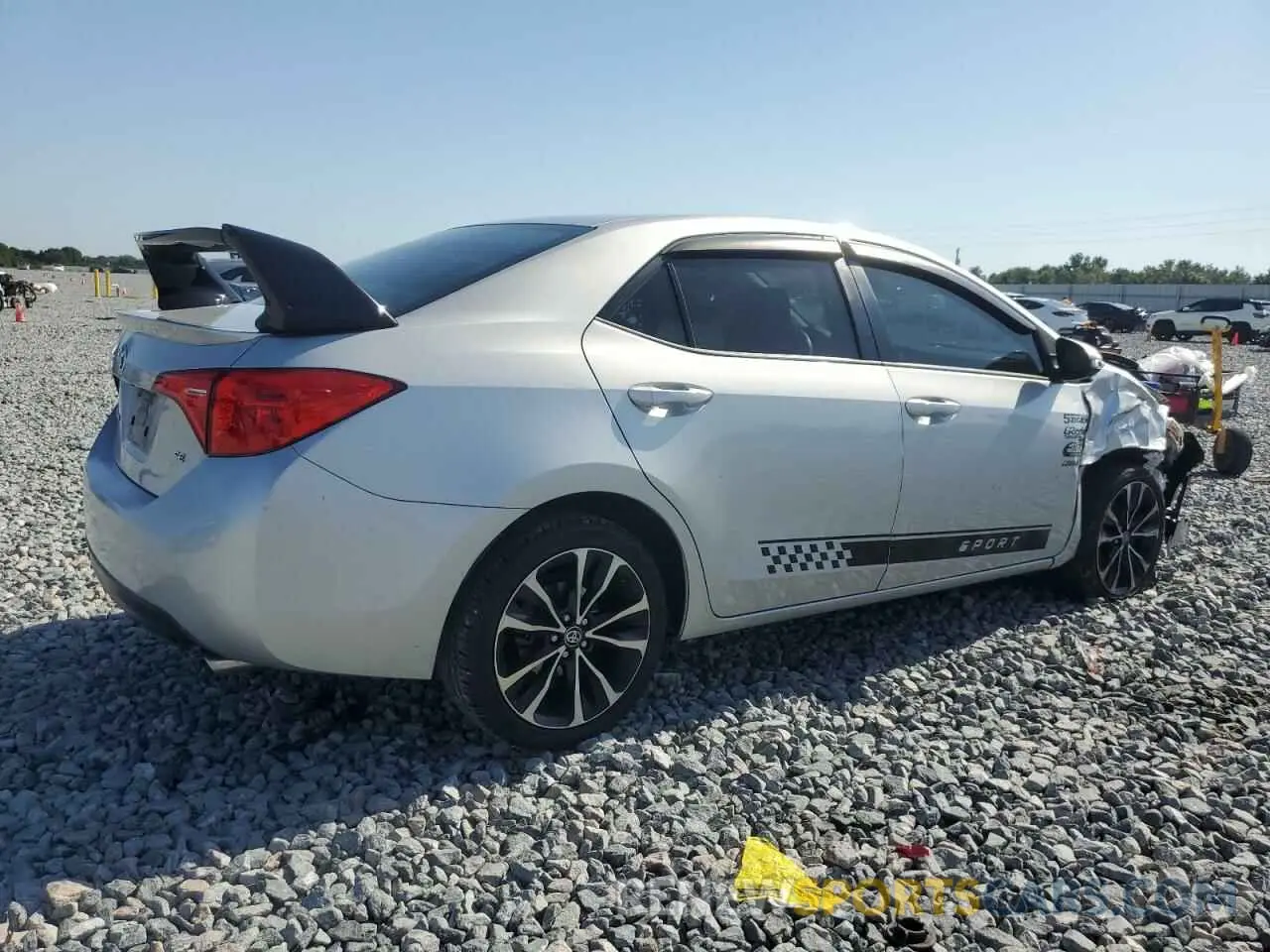 3 Photograph of a damaged car 5YFBURHE8KP874123 TOYOTA COROLLA 2019