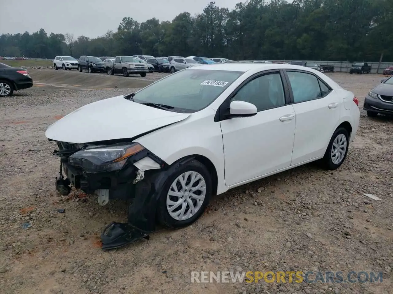 1 Photograph of a damaged car 5YFBURHE8KP877250 TOYOTA COROLLA 2019