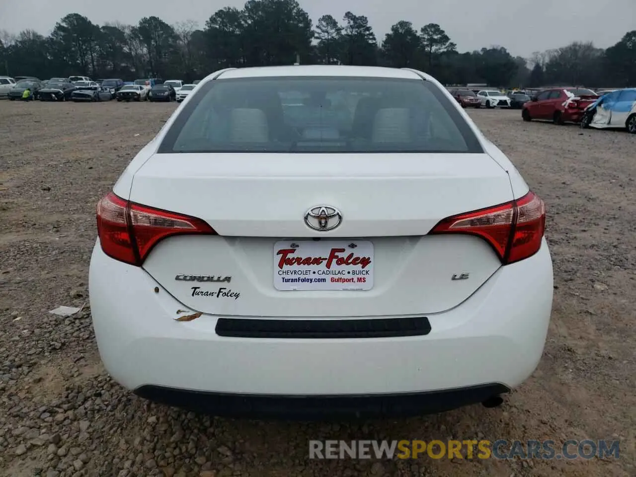 6 Photograph of a damaged car 5YFBURHE8KP877250 TOYOTA COROLLA 2019