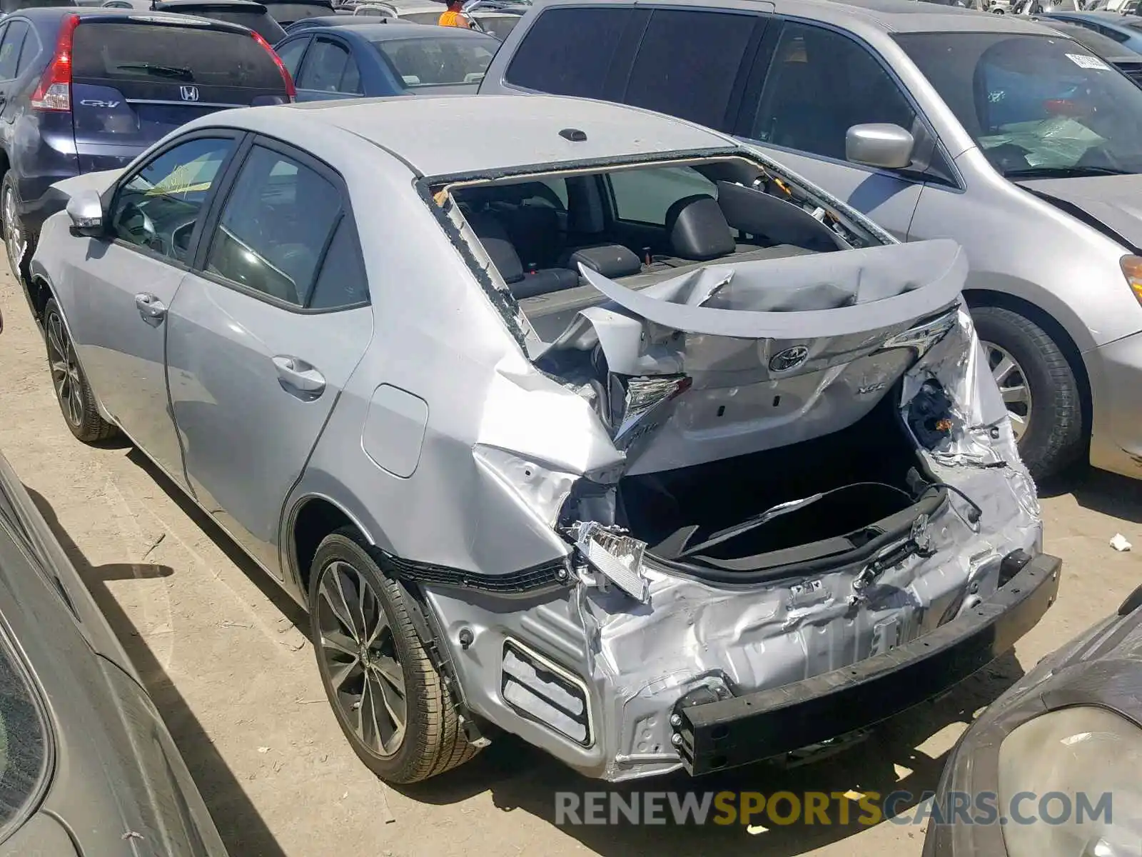 3 Photograph of a damaged car 5YFBURHE8KP877698 TOYOTA COROLLA 2019