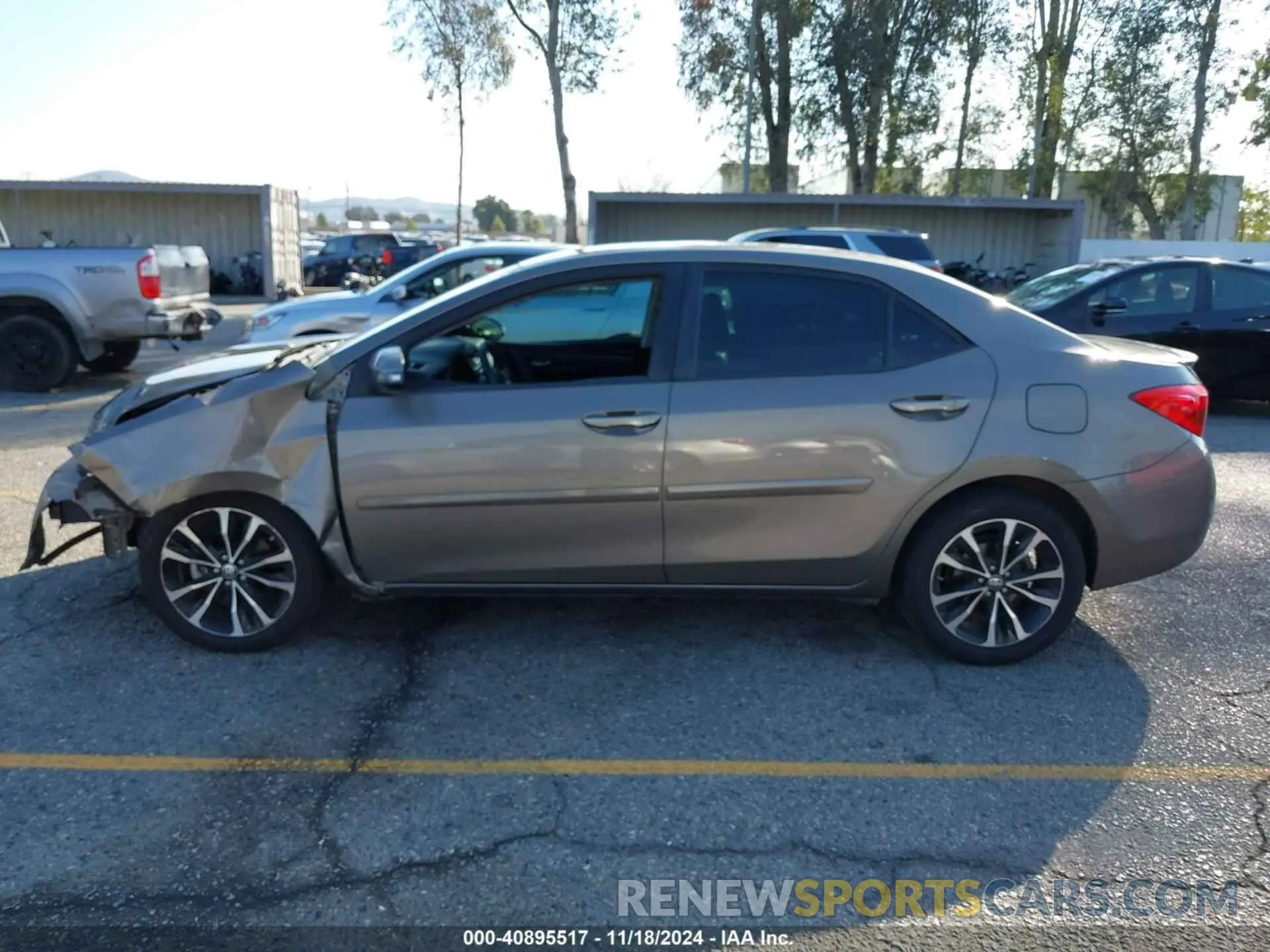 15 Photograph of a damaged car 5YFBURHE8KP878317 TOYOTA COROLLA 2019