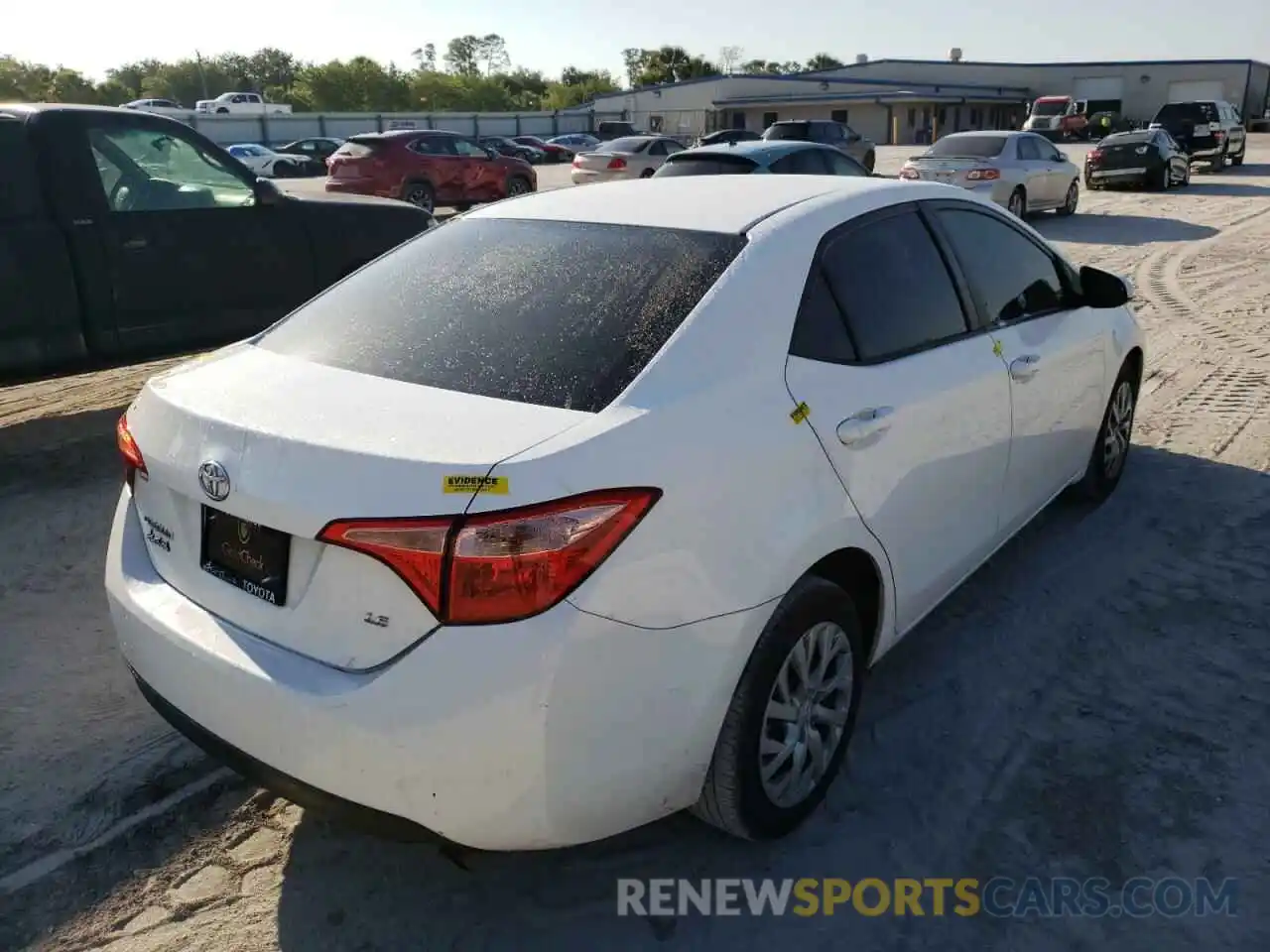 4 Photograph of a damaged car 5YFBURHE8KP878821 TOYOTA COROLLA 2019