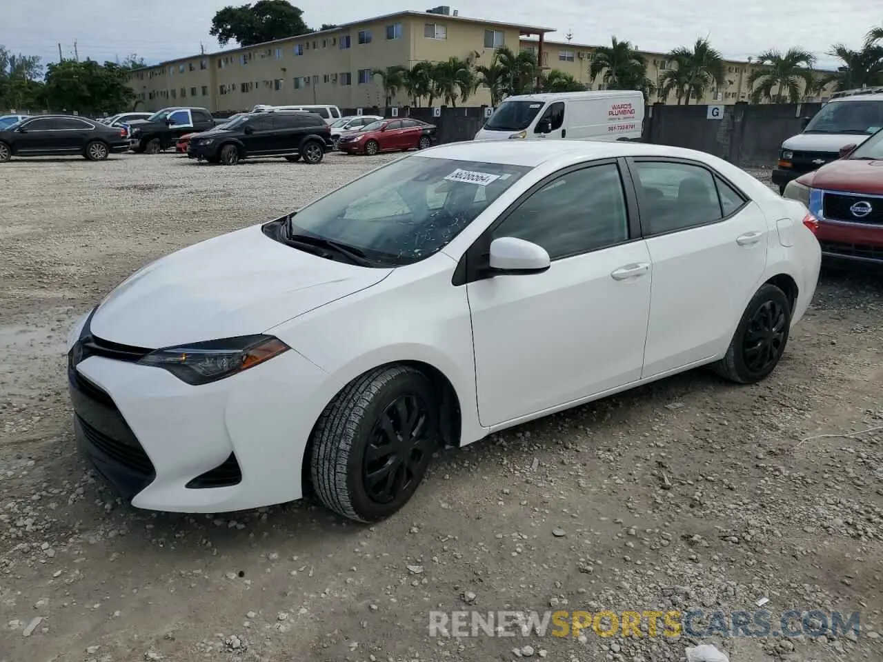 1 Photograph of a damaged car 5YFBURHE8KP878947 TOYOTA COROLLA 2019