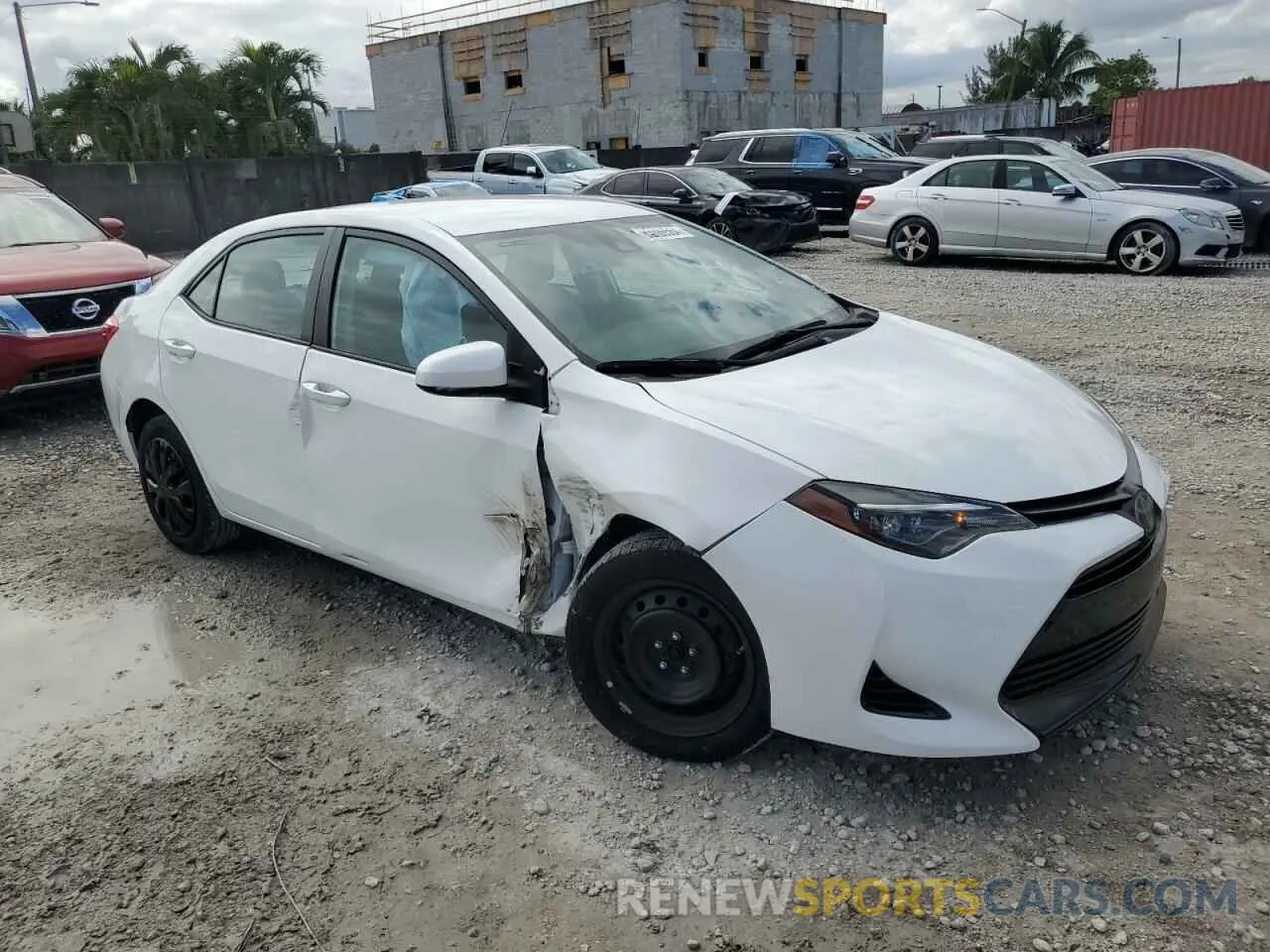 4 Photograph of a damaged car 5YFBURHE8KP878947 TOYOTA COROLLA 2019