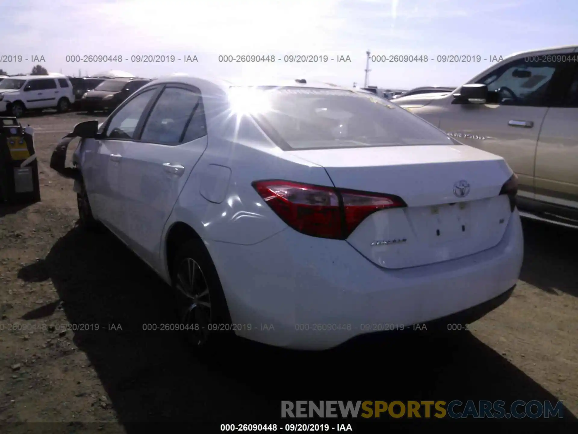 3 Photograph of a damaged car 5YFBURHE8KP881248 TOYOTA COROLLA 2019