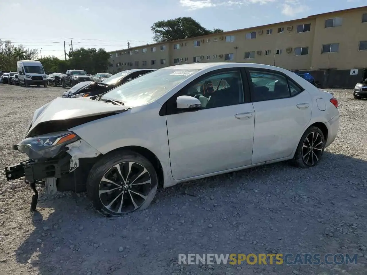 1 Photograph of a damaged car 5YFBURHE8KP881458 TOYOTA COROLLA 2019