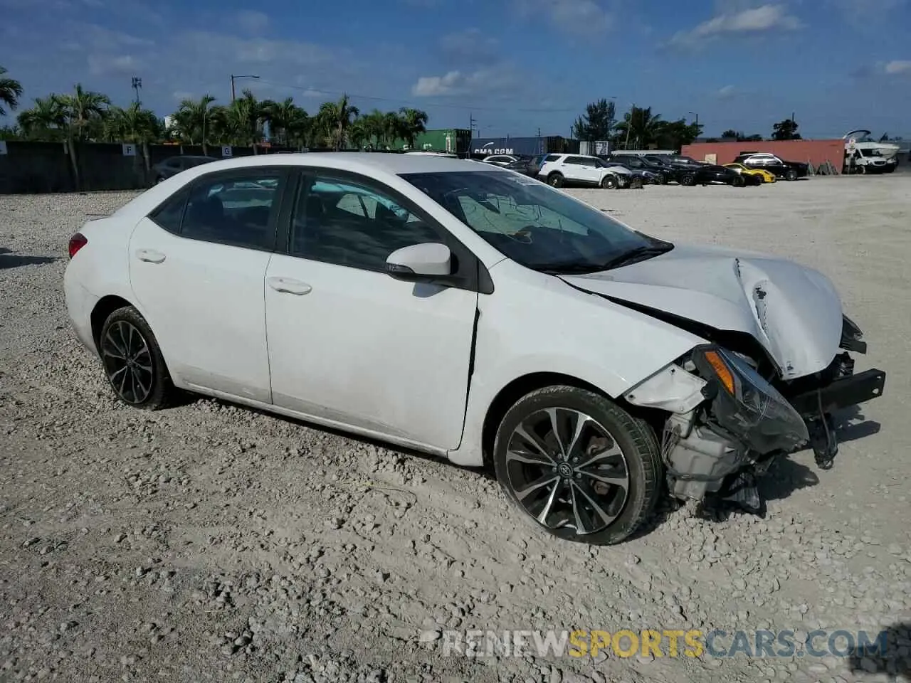 4 Photograph of a damaged car 5YFBURHE8KP881458 TOYOTA COROLLA 2019