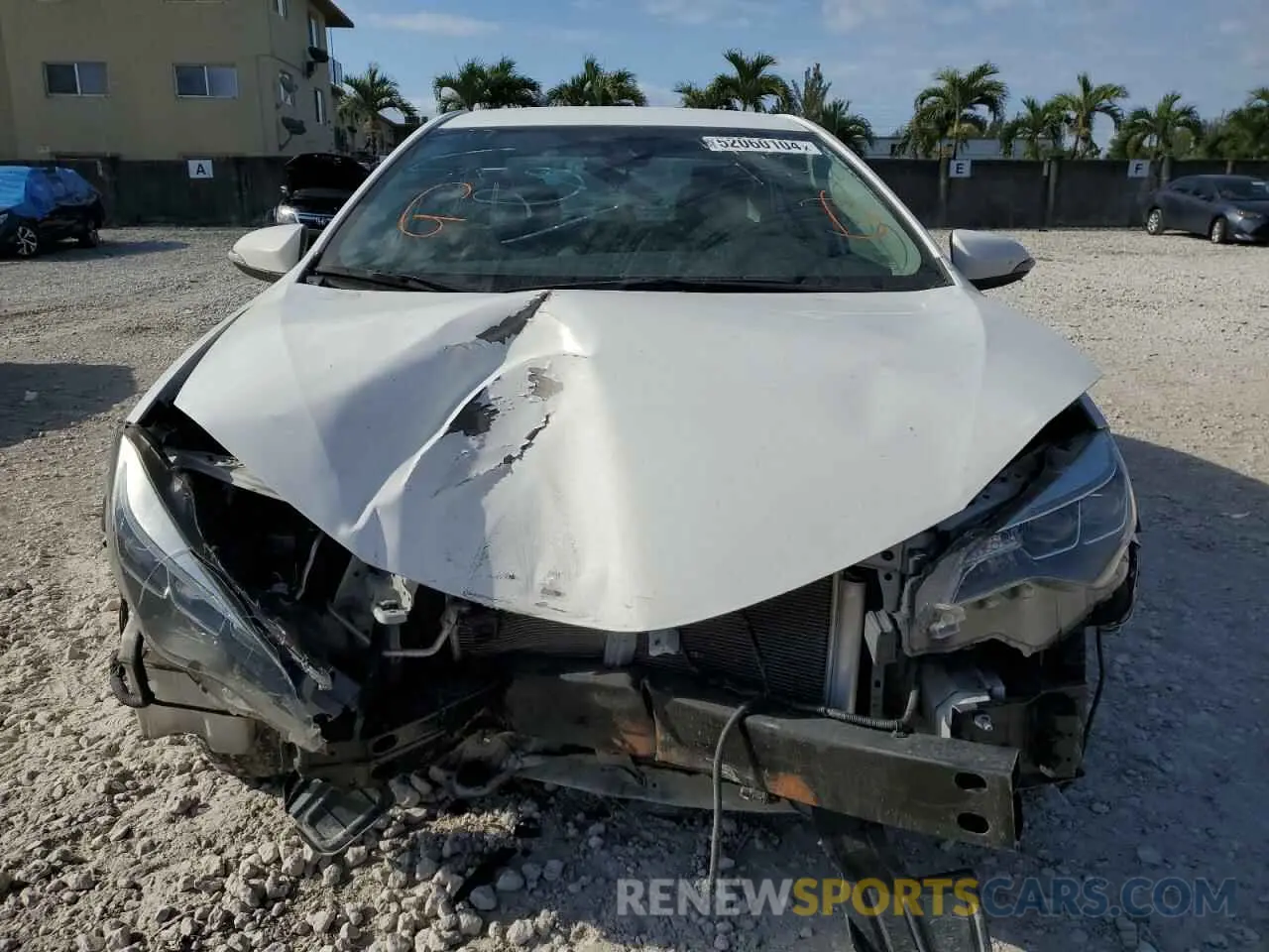 5 Photograph of a damaged car 5YFBURHE8KP881458 TOYOTA COROLLA 2019
