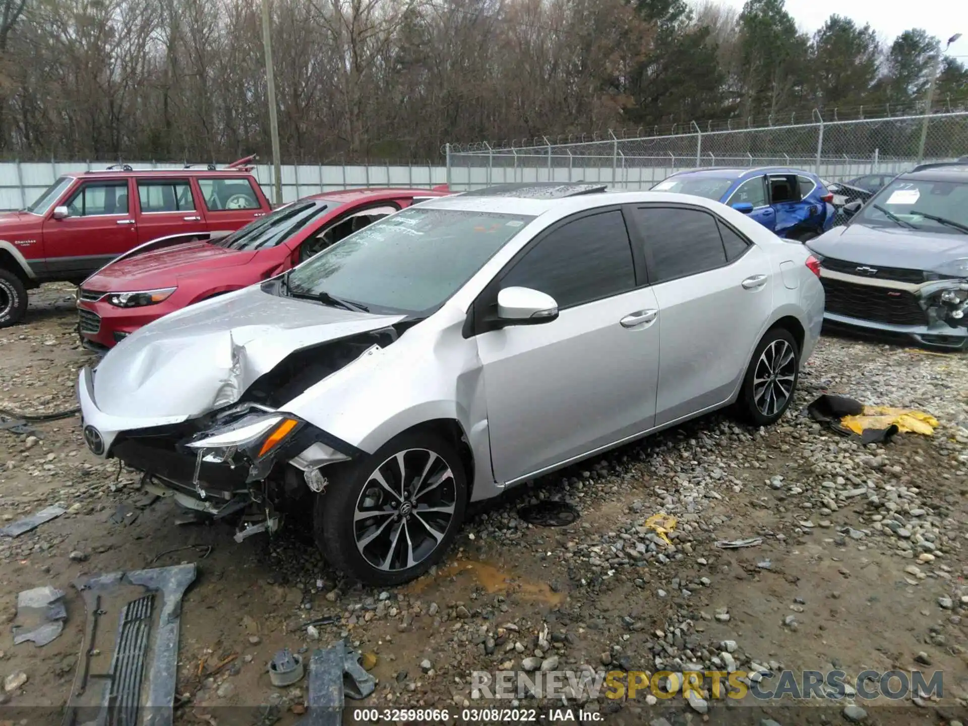 2 Photograph of a damaged car 5YFBURHE8KP882786 TOYOTA COROLLA 2019