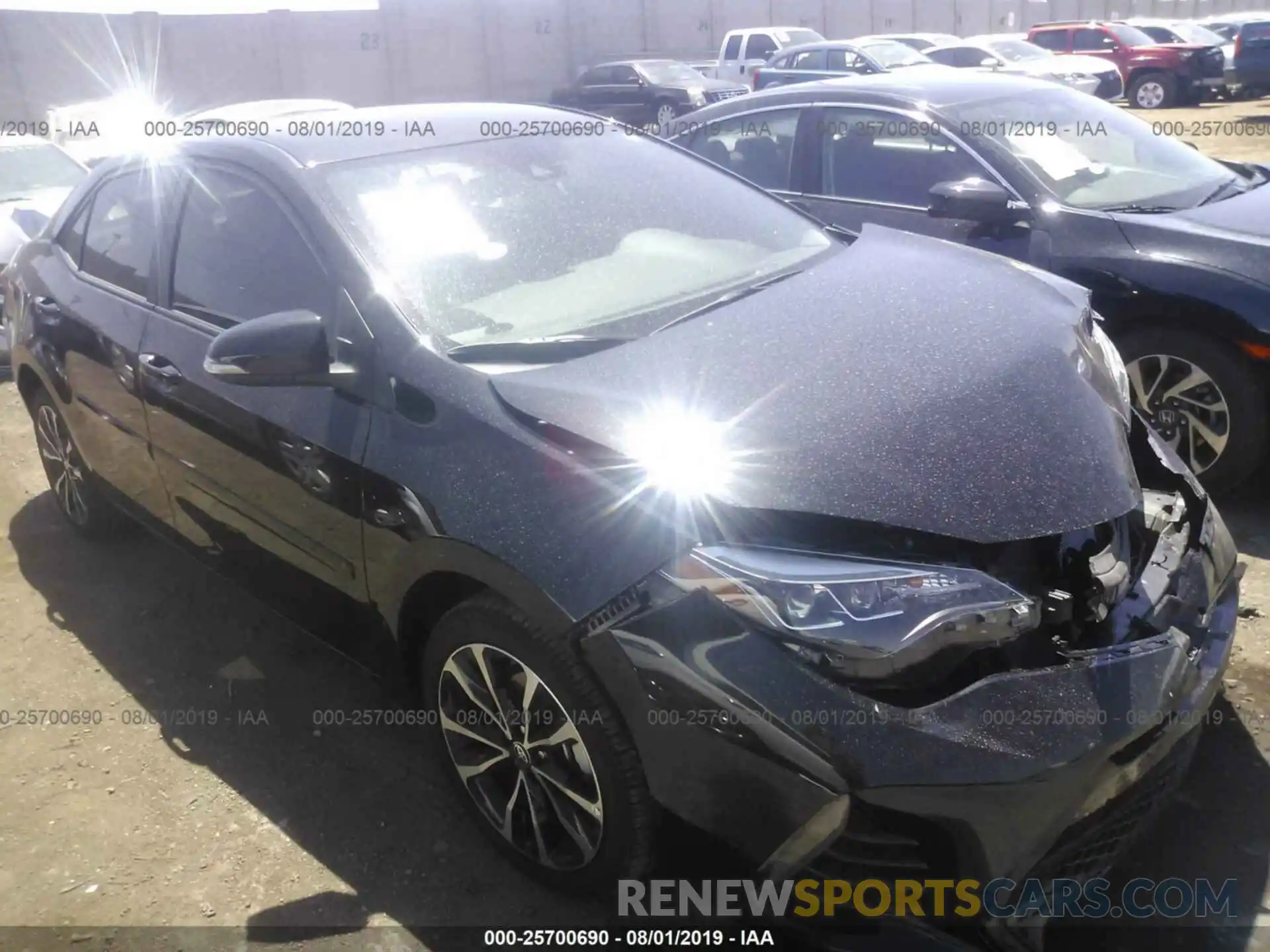 1 Photograph of a damaged car 5YFBURHE8KP883601 TOYOTA COROLLA 2019