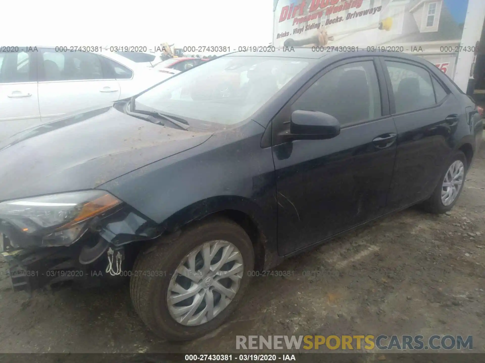 2 Photograph of a damaged car 5YFBURHE8KP883761 TOYOTA COROLLA 2019