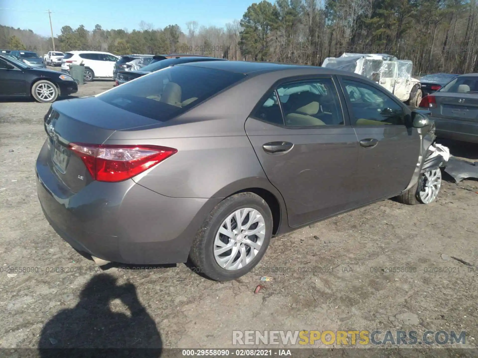 4 Photograph of a damaged car 5YFBURHE8KP884411 TOYOTA COROLLA 2019