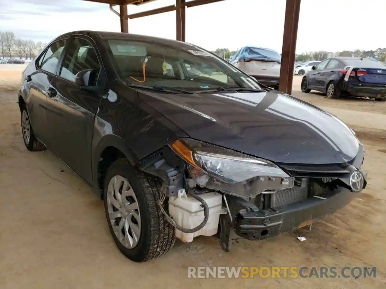 1 Photograph of a damaged car 5YFBURHE8KP884957 TOYOTA COROLLA 2019