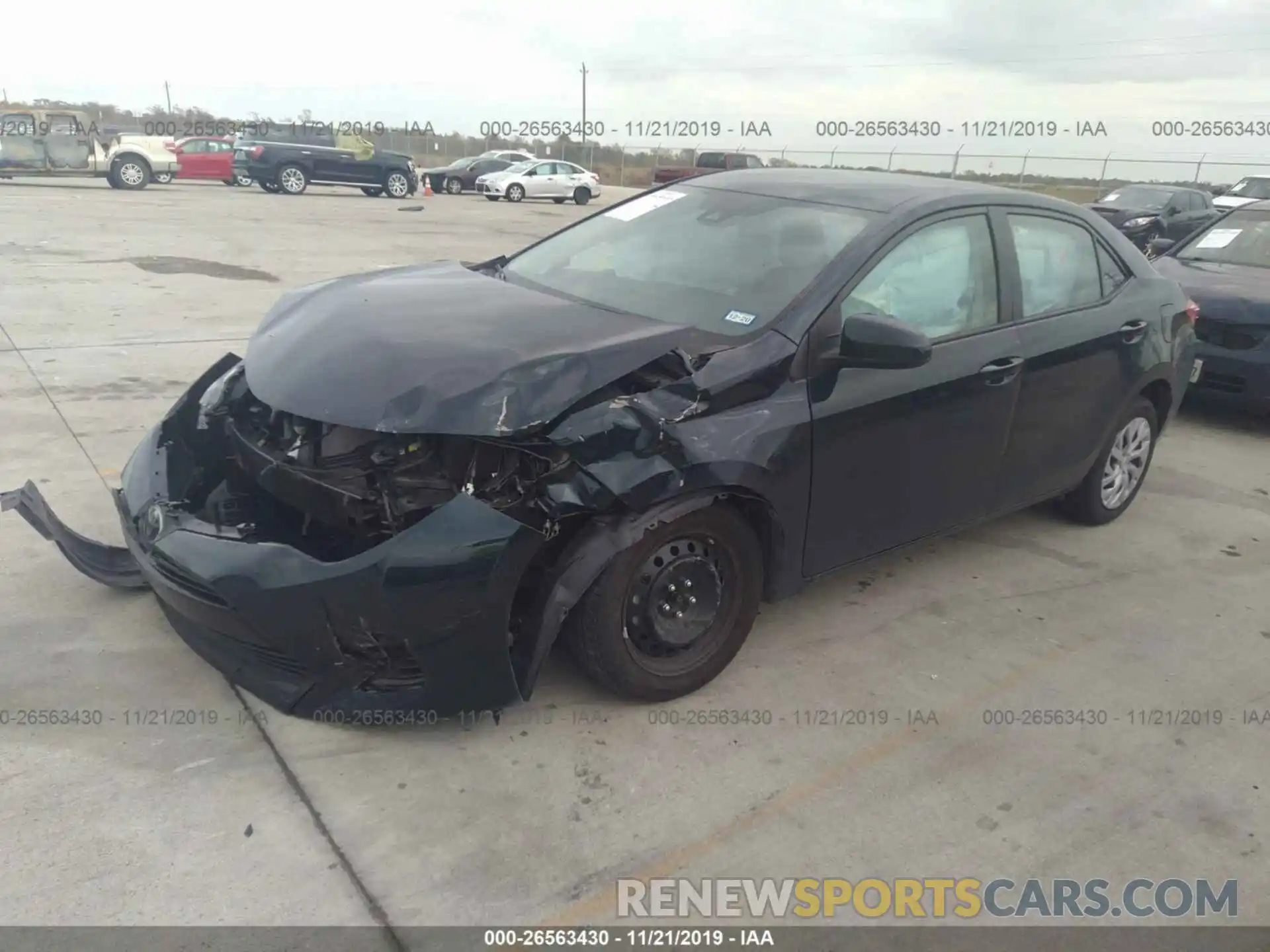 2 Photograph of a damaged car 5YFBURHE8KP887096 TOYOTA COROLLA 2019