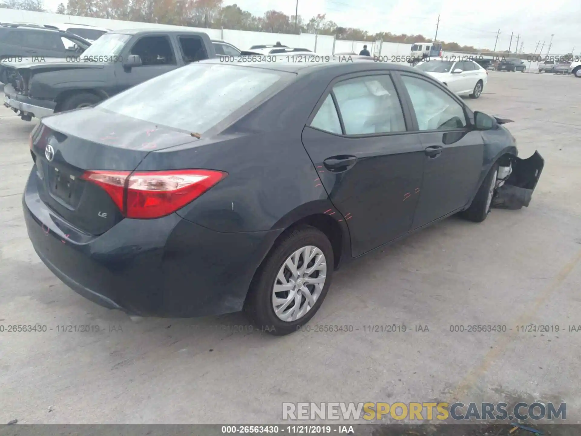 4 Photograph of a damaged car 5YFBURHE8KP887096 TOYOTA COROLLA 2019