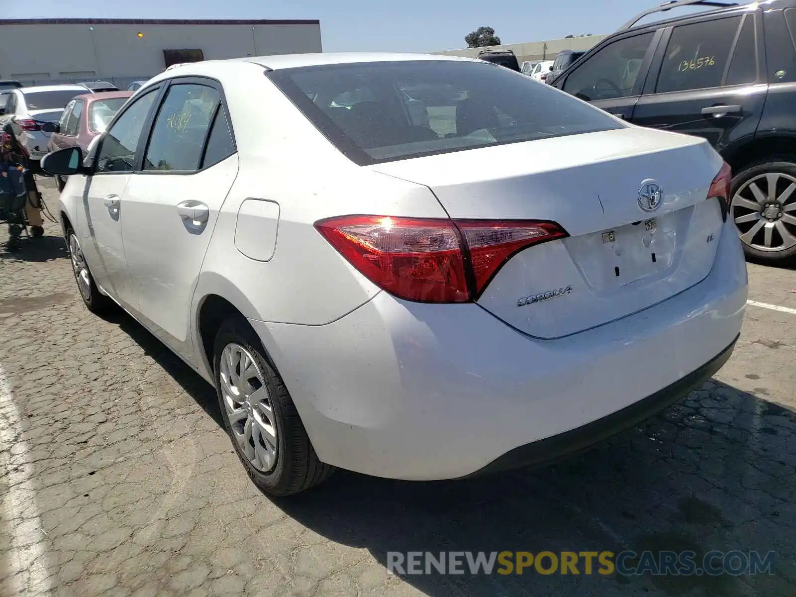 3 Photograph of a damaged car 5YFBURHE8KP887972 TOYOTA COROLLA 2019