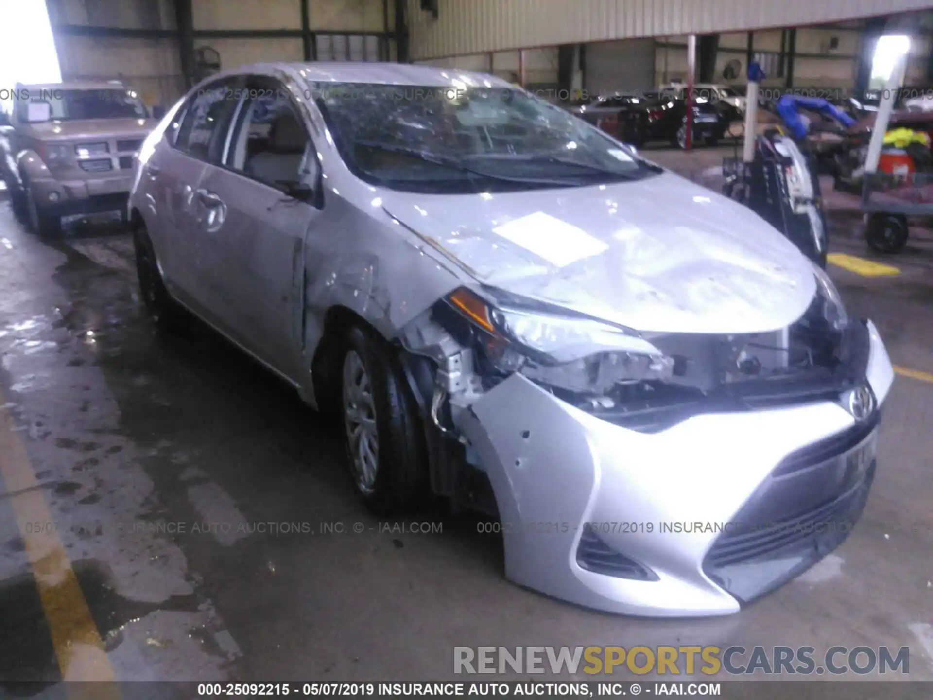 1 Photograph of a damaged car 5YFBURHE8KP889186 TOYOTA COROLLA 2019