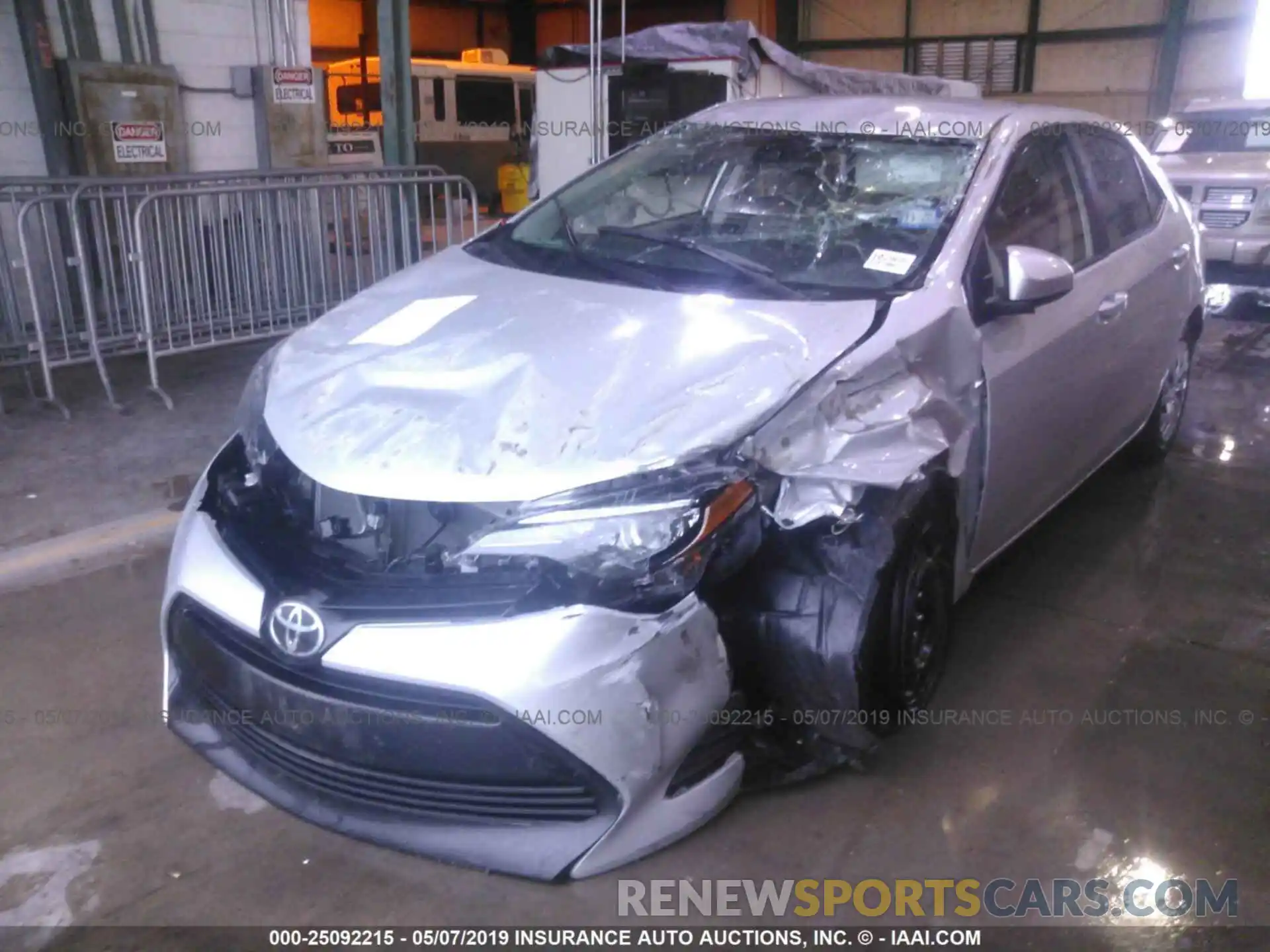 2 Photograph of a damaged car 5YFBURHE8KP889186 TOYOTA COROLLA 2019