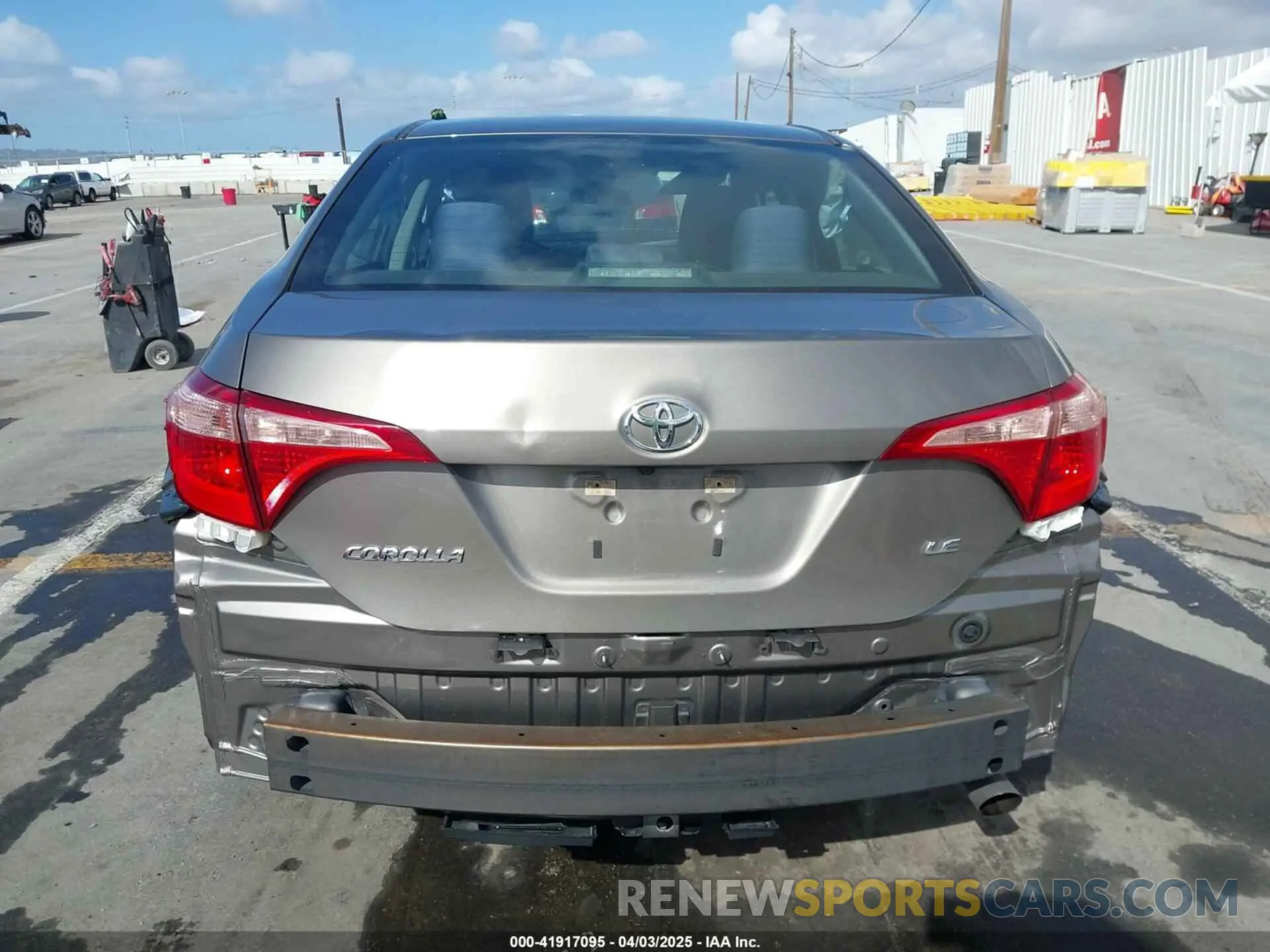 16 Photograph of a damaged car 5YFBURHE8KP892394 TOYOTA COROLLA 2019