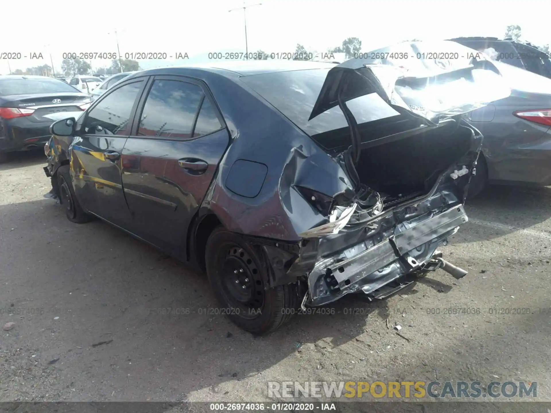 3 Photograph of a damaged car 5YFBURHE8KP892492 TOYOTA COROLLA 2019