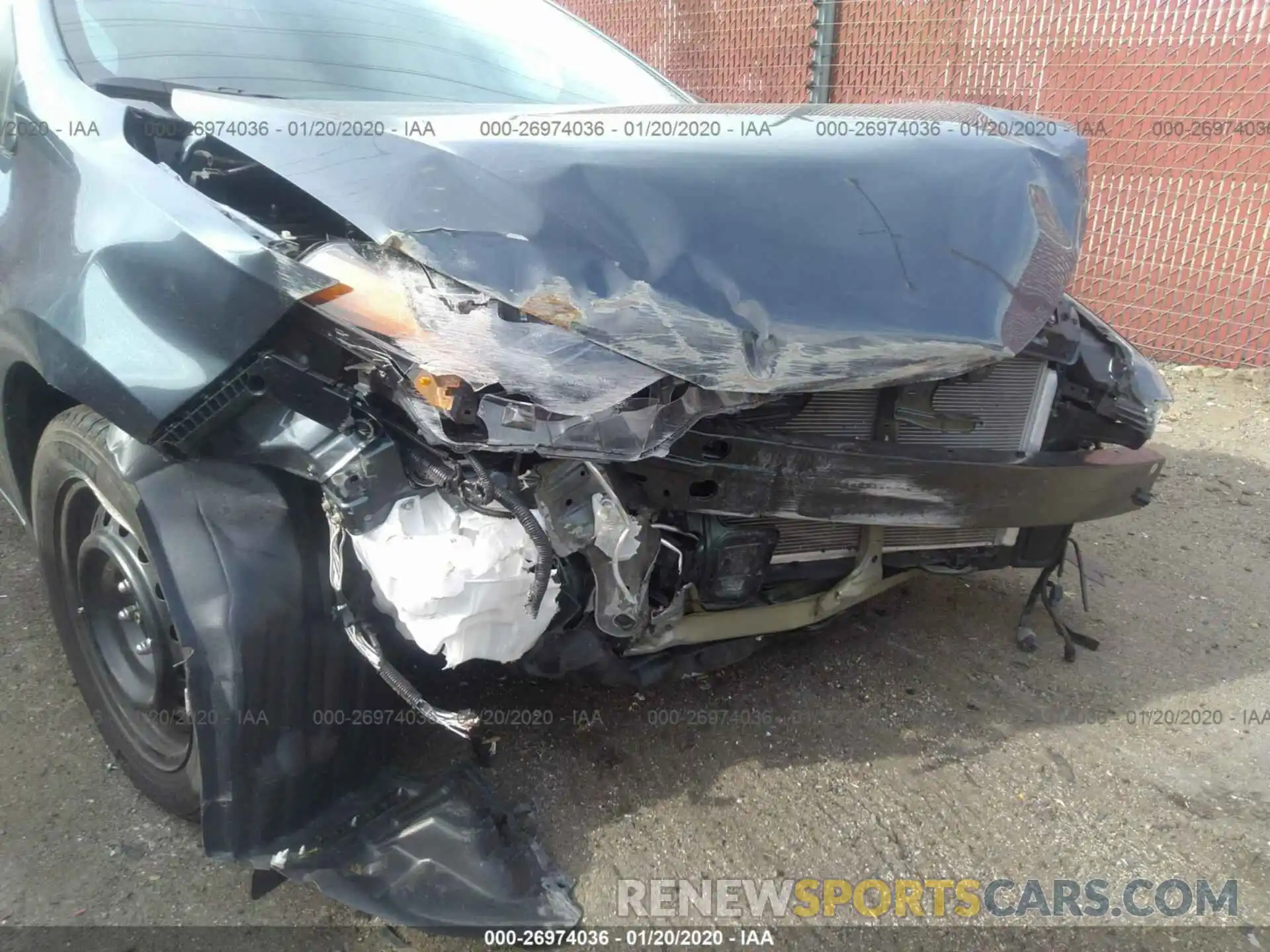 6 Photograph of a damaged car 5YFBURHE8KP892492 TOYOTA COROLLA 2019