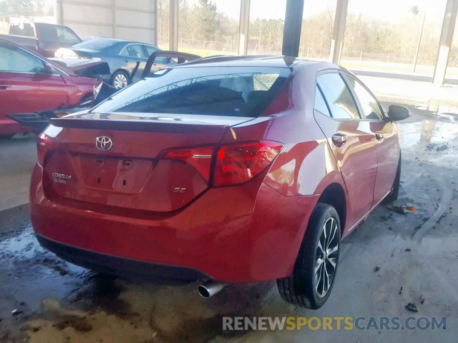 4 Photograph of a damaged car 5YFBURHE8KP892847 TOYOTA COROLLA 2019