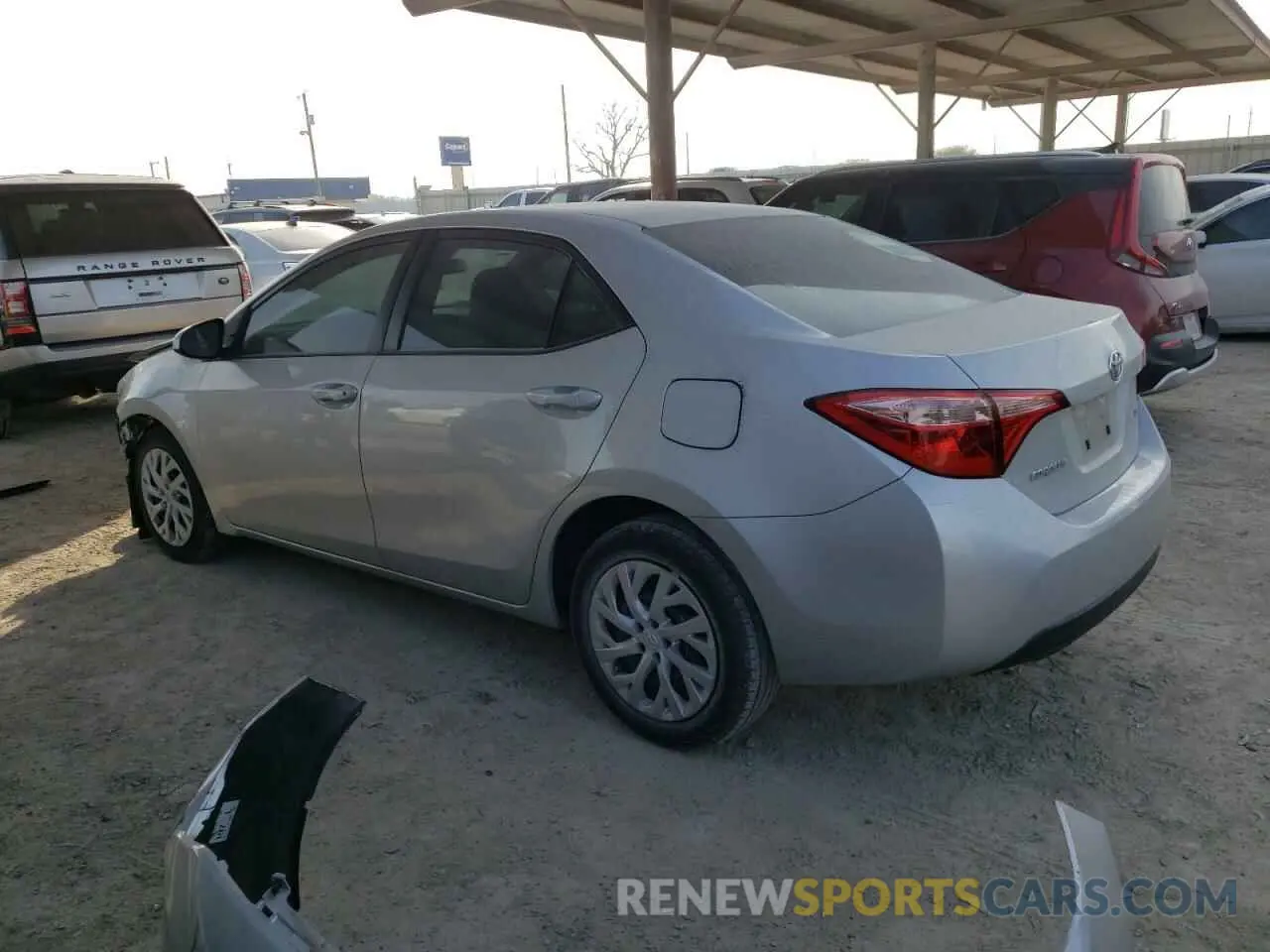 2 Photograph of a damaged car 5YFBURHE8KP893402 TOYOTA COROLLA 2019