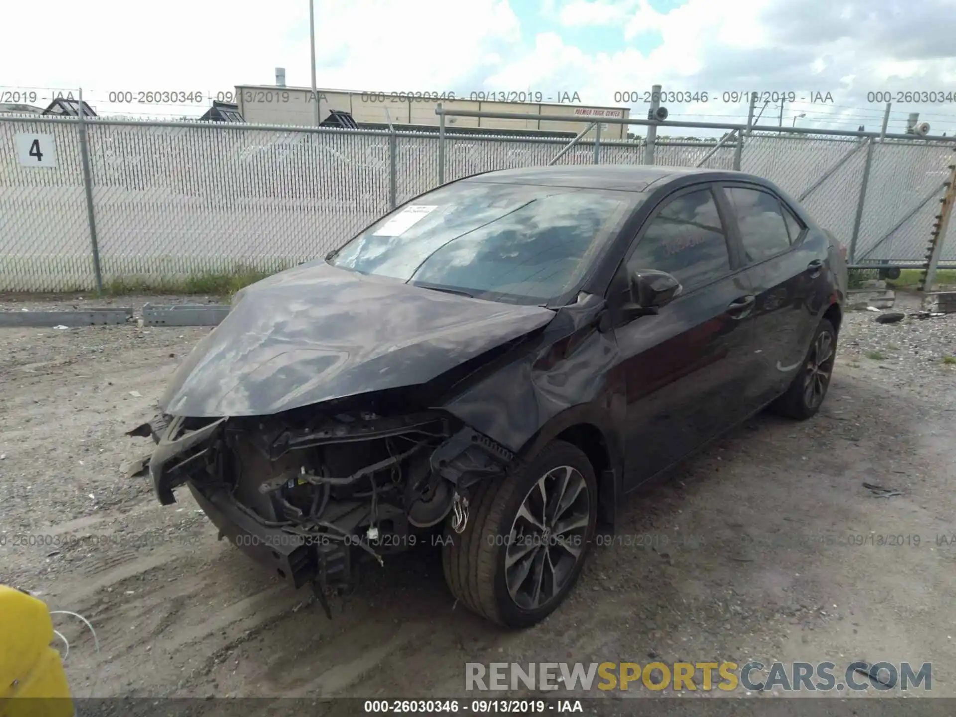 2 Photograph of a damaged car 5YFBURHE8KP894579 TOYOTA COROLLA 2019