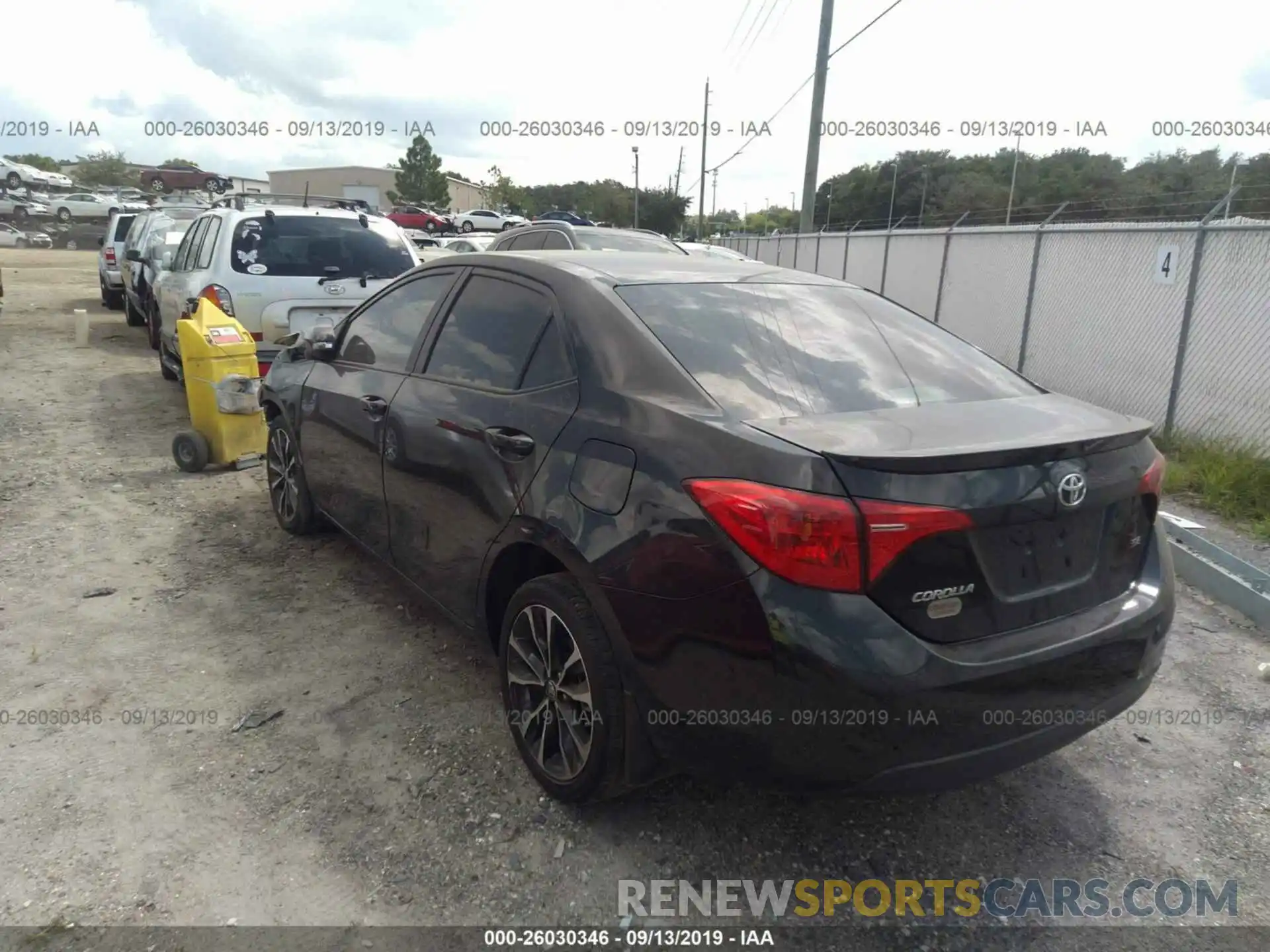 3 Photograph of a damaged car 5YFBURHE8KP894579 TOYOTA COROLLA 2019