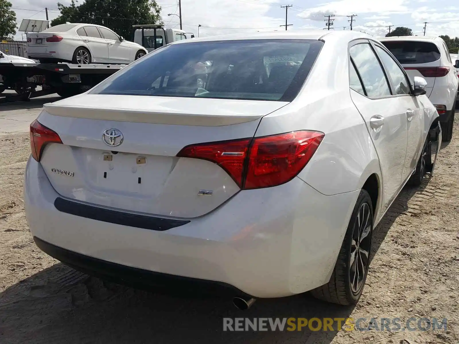 4 Photograph of a damaged car 5YFBURHE8KP894629 TOYOTA COROLLA 2019