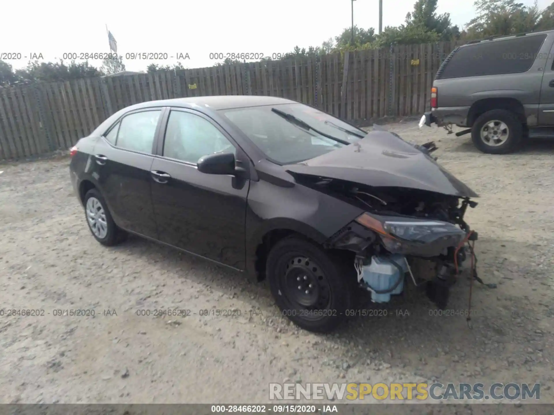 1 Photograph of a damaged car 5YFBURHE8KP894842 TOYOTA COROLLA 2019