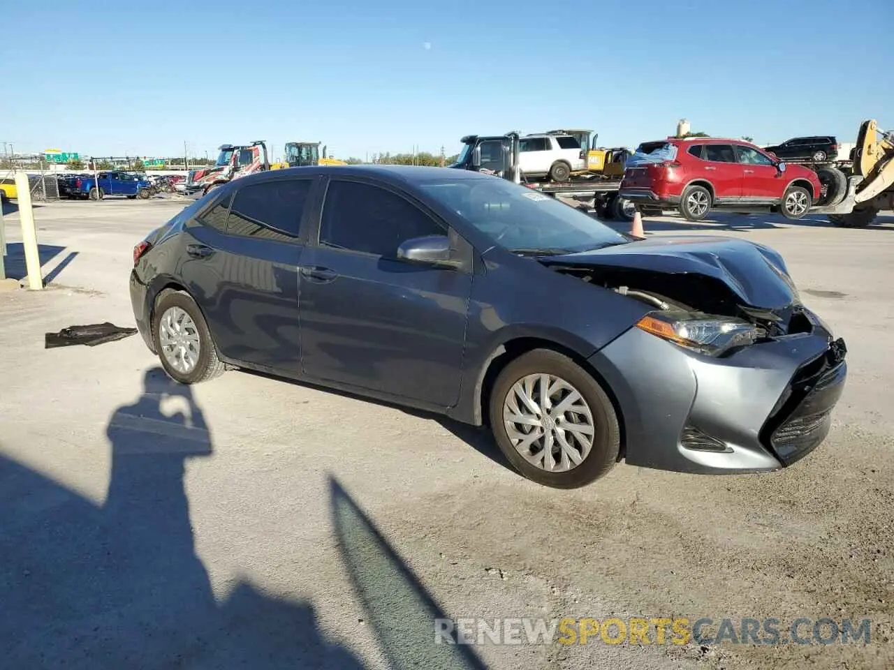 4 Photograph of a damaged car 5YFBURHE8KP895313 TOYOTA COROLLA 2019
