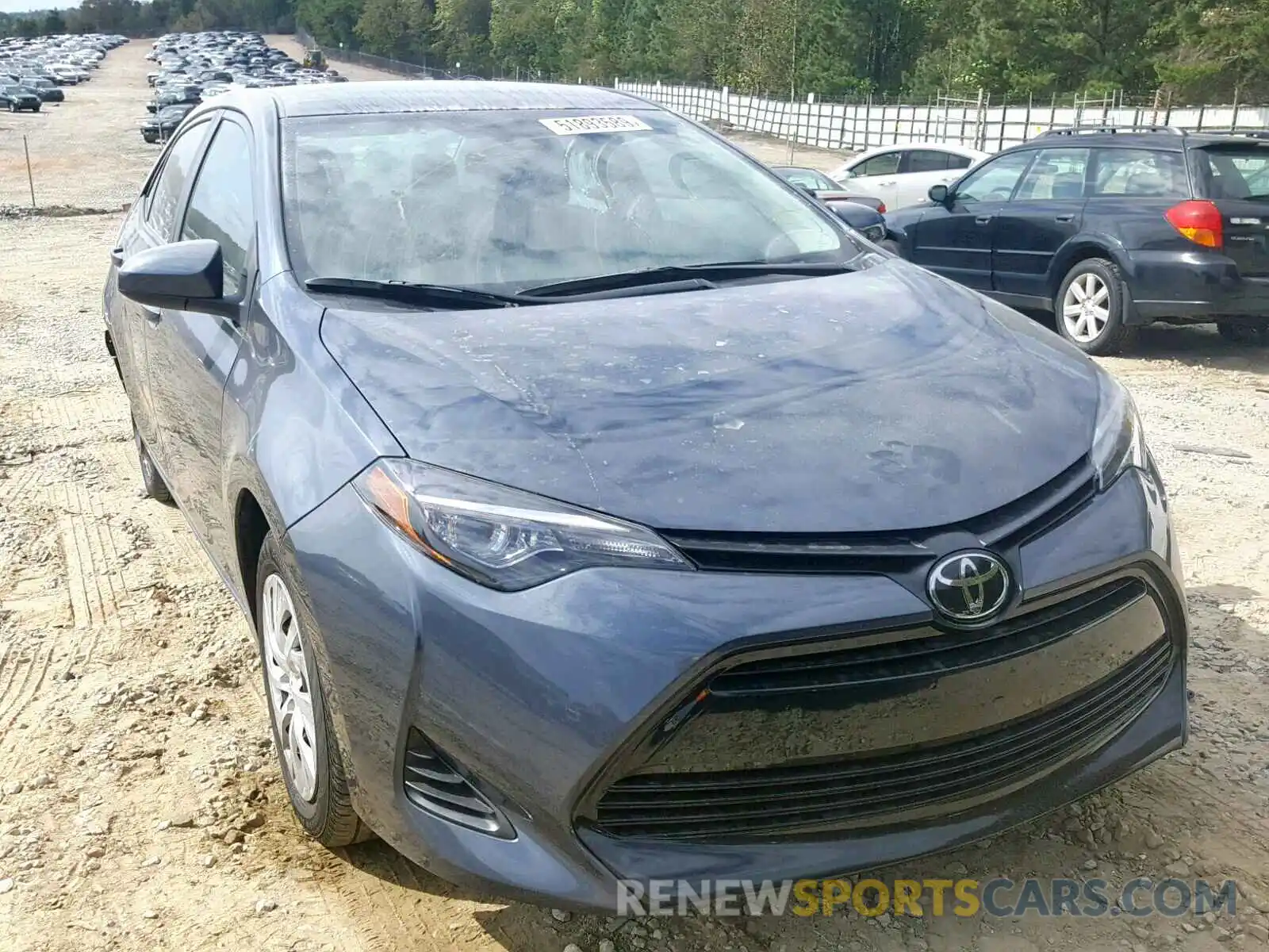 1 Photograph of a damaged car 5YFBURHE8KP897594 TOYOTA COROLLA 2019