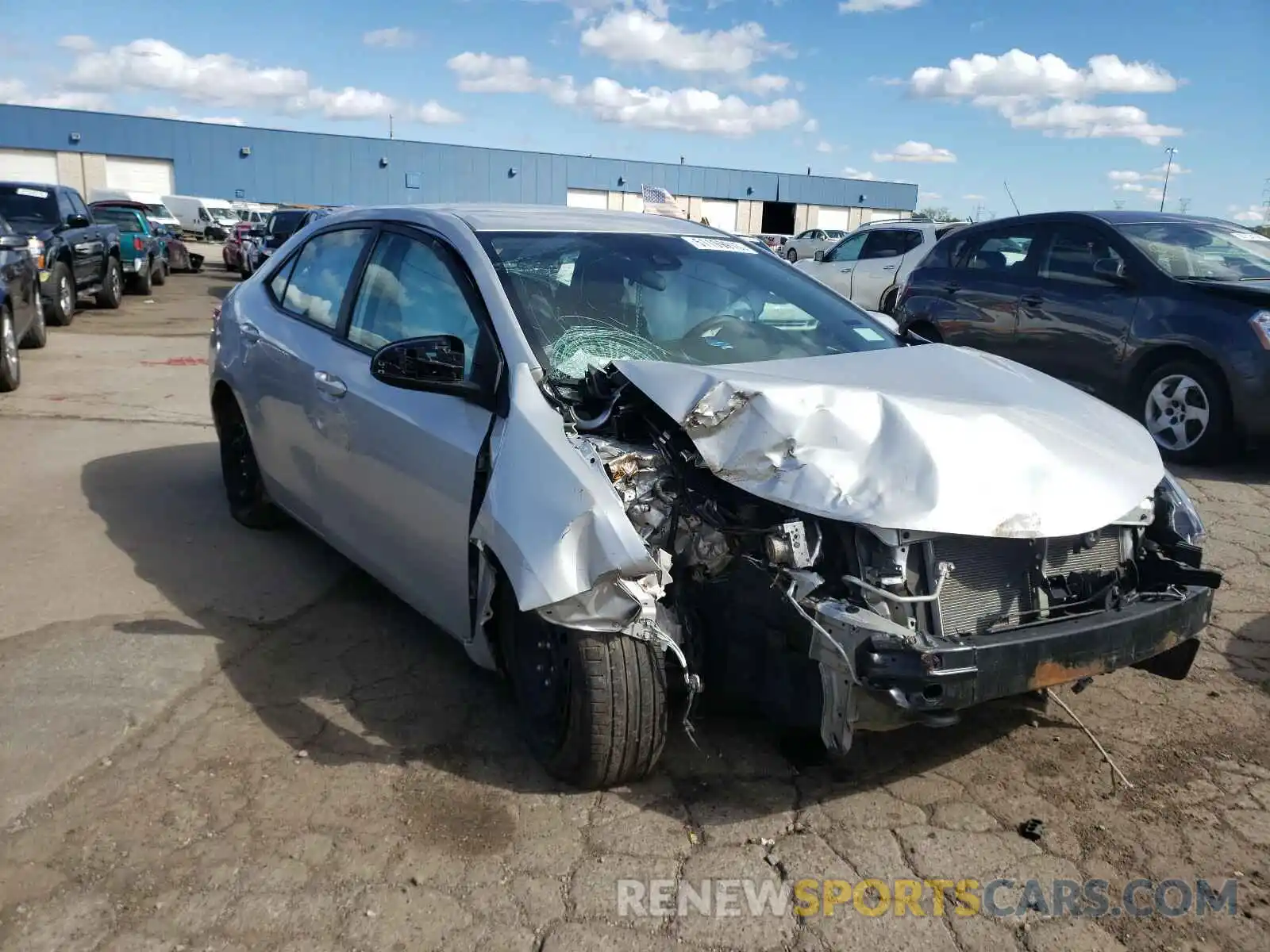 1 Photograph of a damaged car 5YFBURHE8KP898812 TOYOTA COROLLA 2019