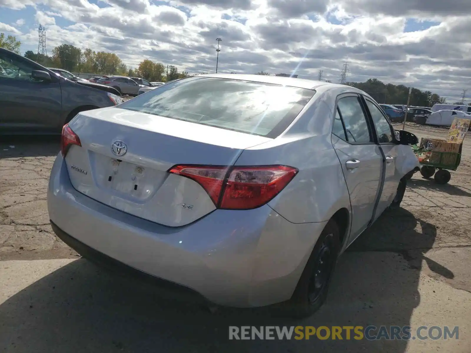 4 Photograph of a damaged car 5YFBURHE8KP898812 TOYOTA COROLLA 2019