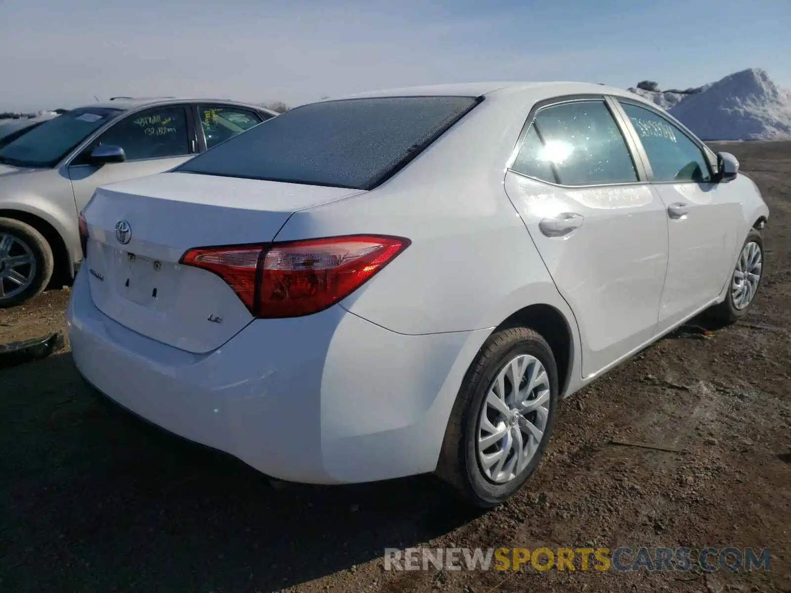 4 Photograph of a damaged car 5YFBURHE8KP899054 TOYOTA COROLLA 2019