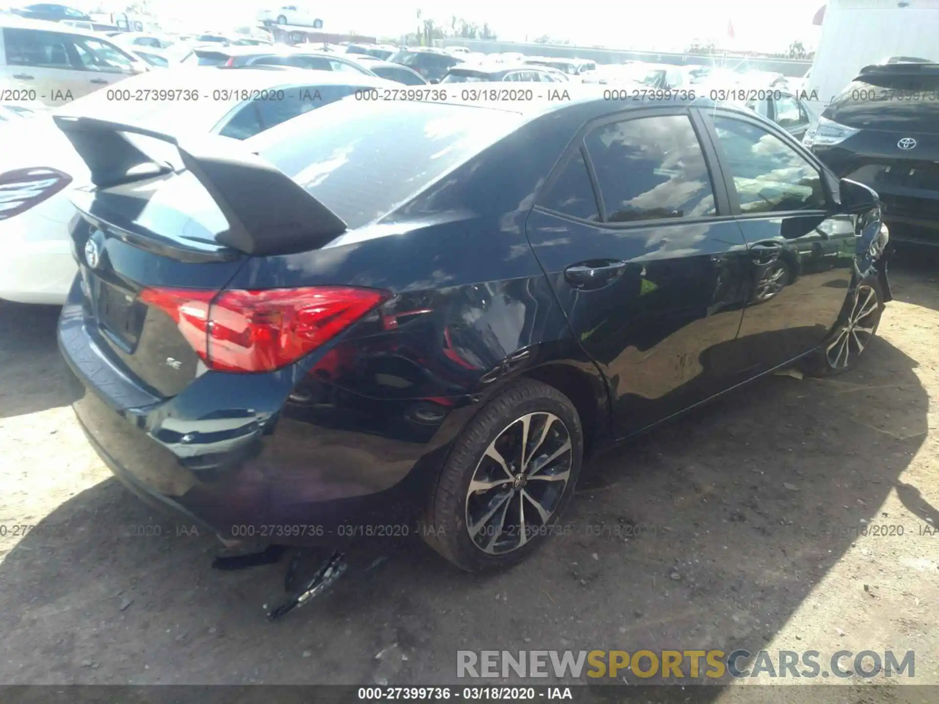 4 Photograph of a damaged car 5YFBURHE8KP899233 TOYOTA COROLLA 2019