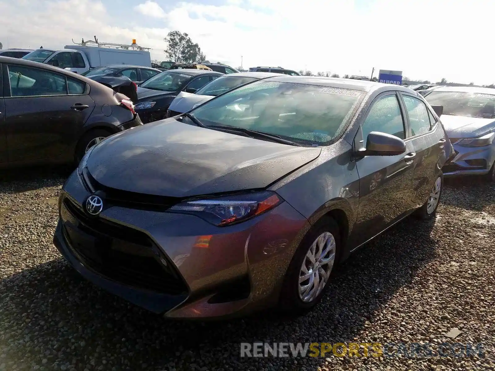 2 Photograph of a damaged car 5YFBURHE8KP899961 TOYOTA COROLLA 2019