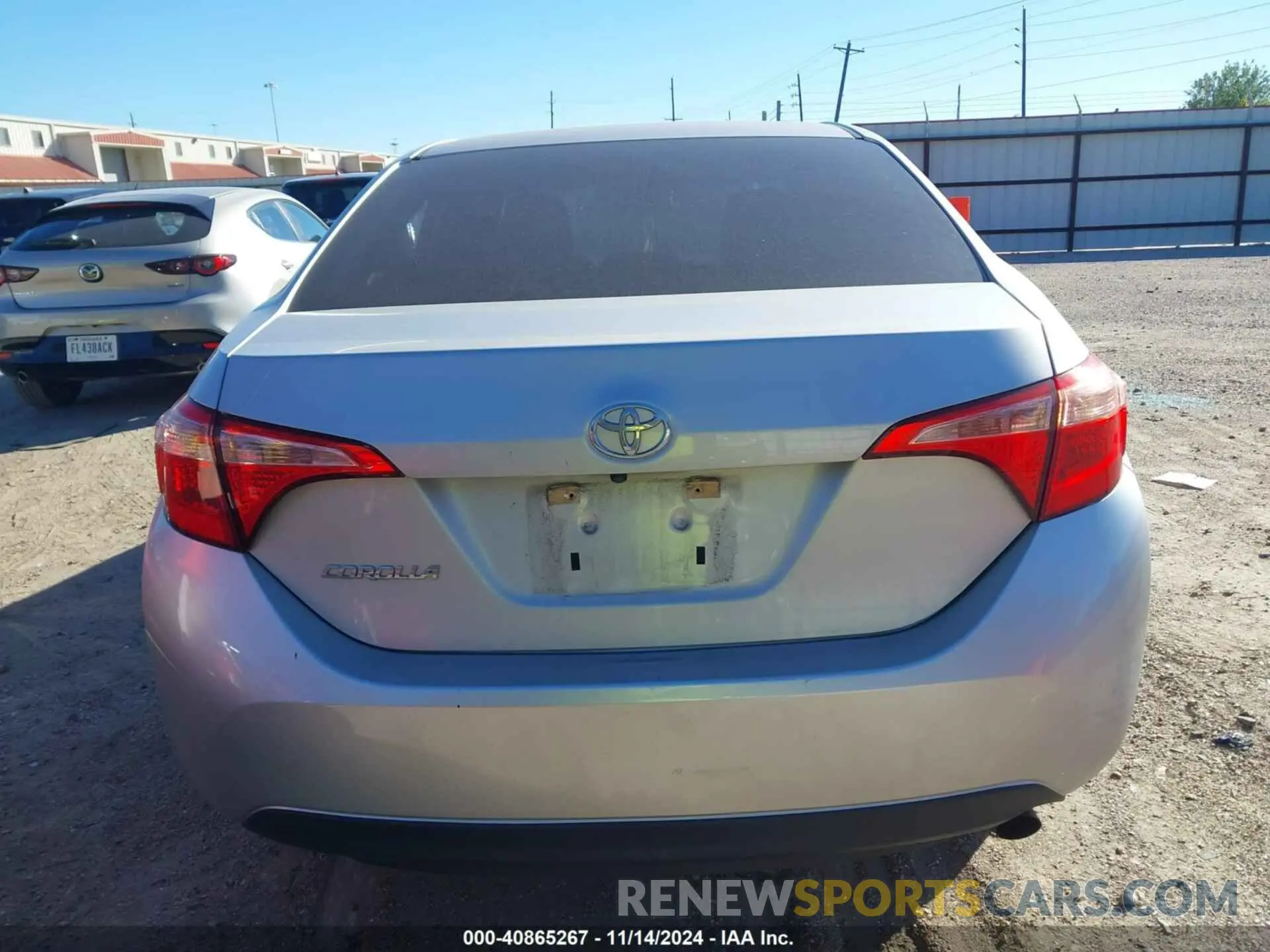 16 Photograph of a damaged car 5YFBURHE8KP900140 TOYOTA COROLLA 2019
