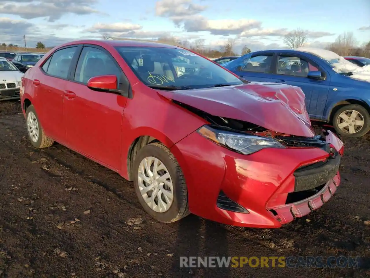 1 Photograph of a damaged car 5YFBURHE8KP903524 TOYOTA COROLLA 2019